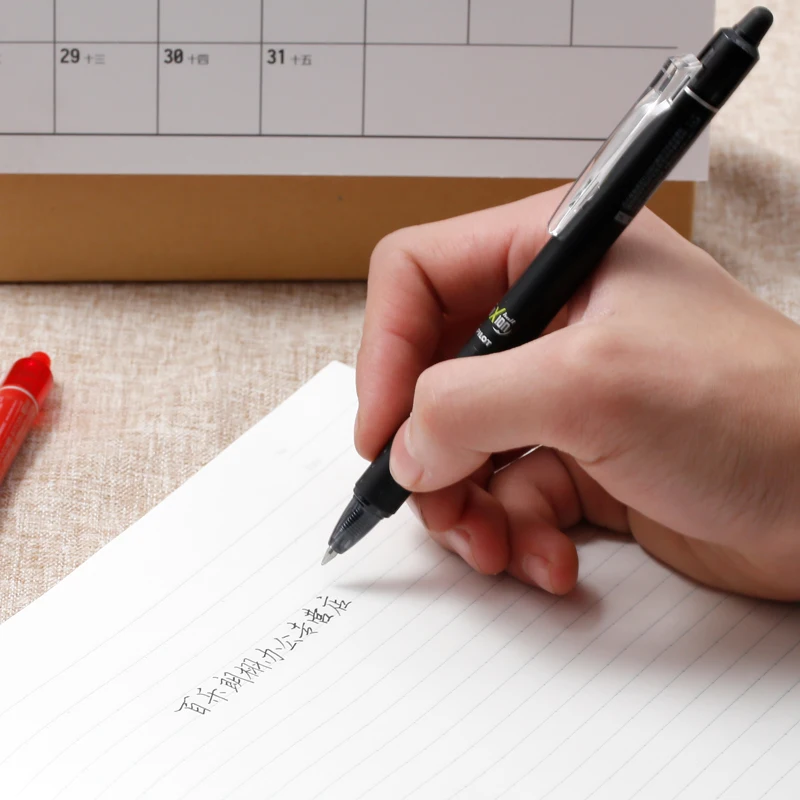 Ручки Pilot со стираемыми гелевыми чернилами шариками точка 0 7 мм набор с синими