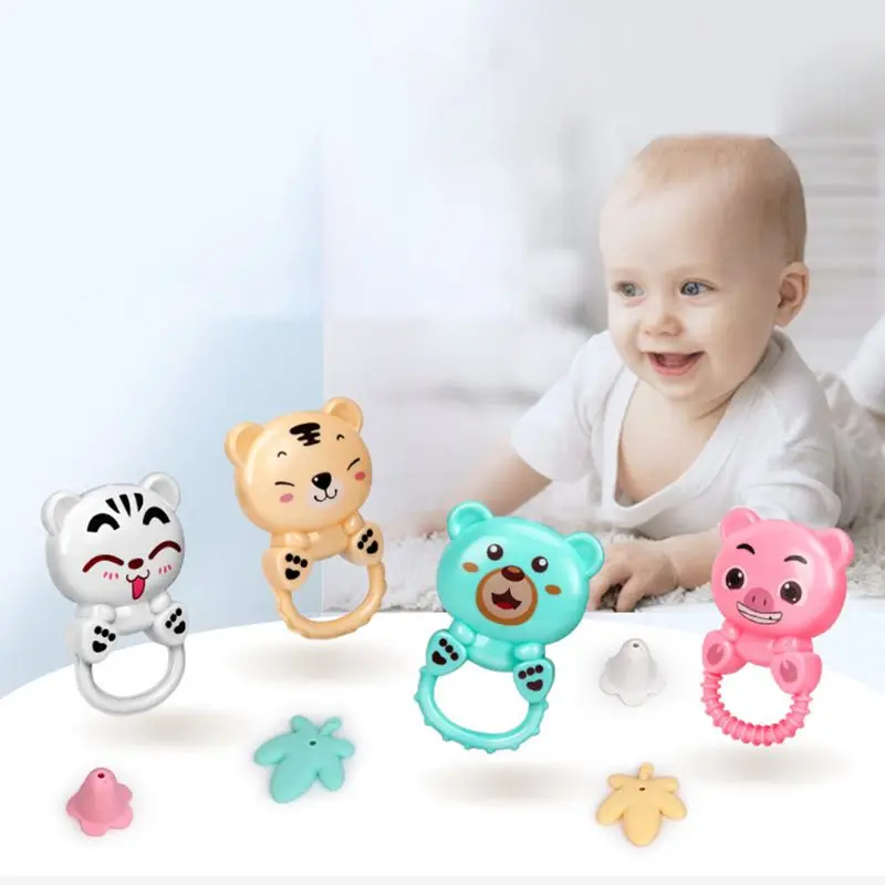 

Musical Crib Mobile Bed Bell Animal Rattle Baby Musical Bed Bell Music Box Gift