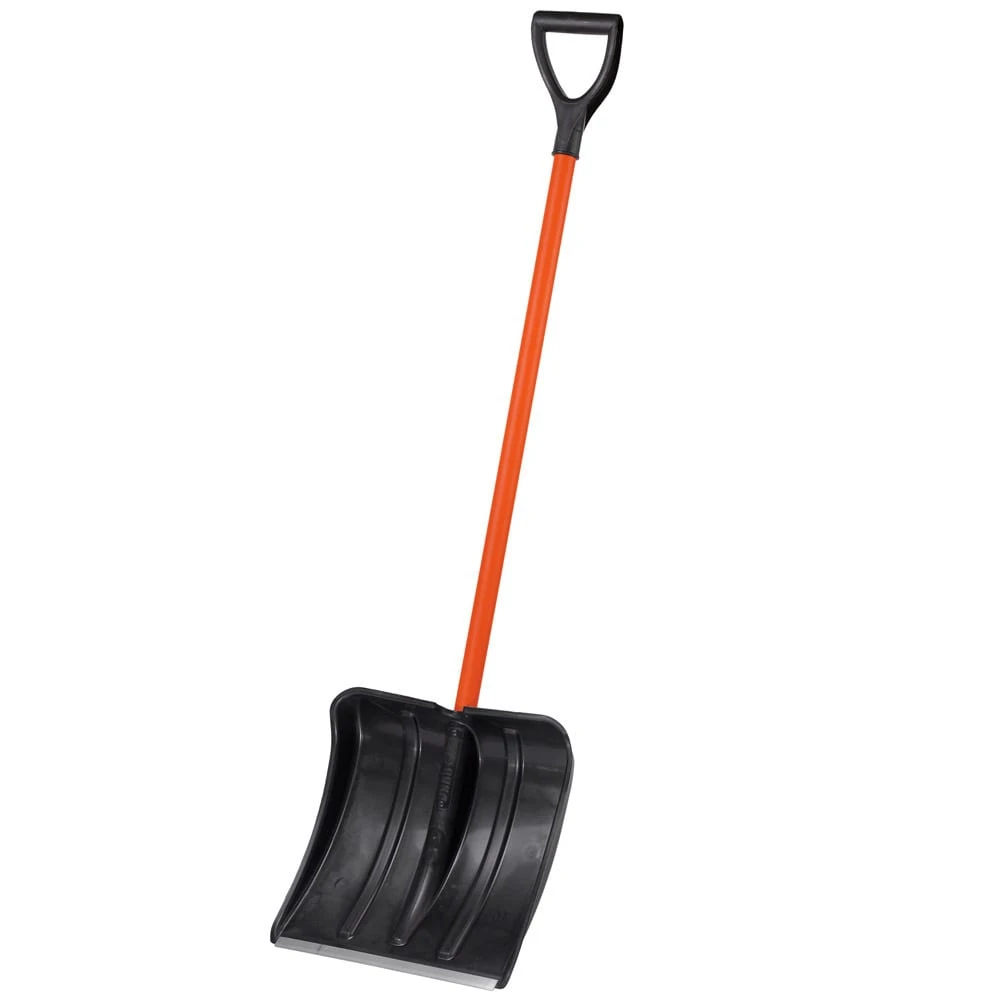 Snow shovel assembled Gigant knight with an aluminum handle and a v-shaped 380х365 GWD10 Russia | Инструменты