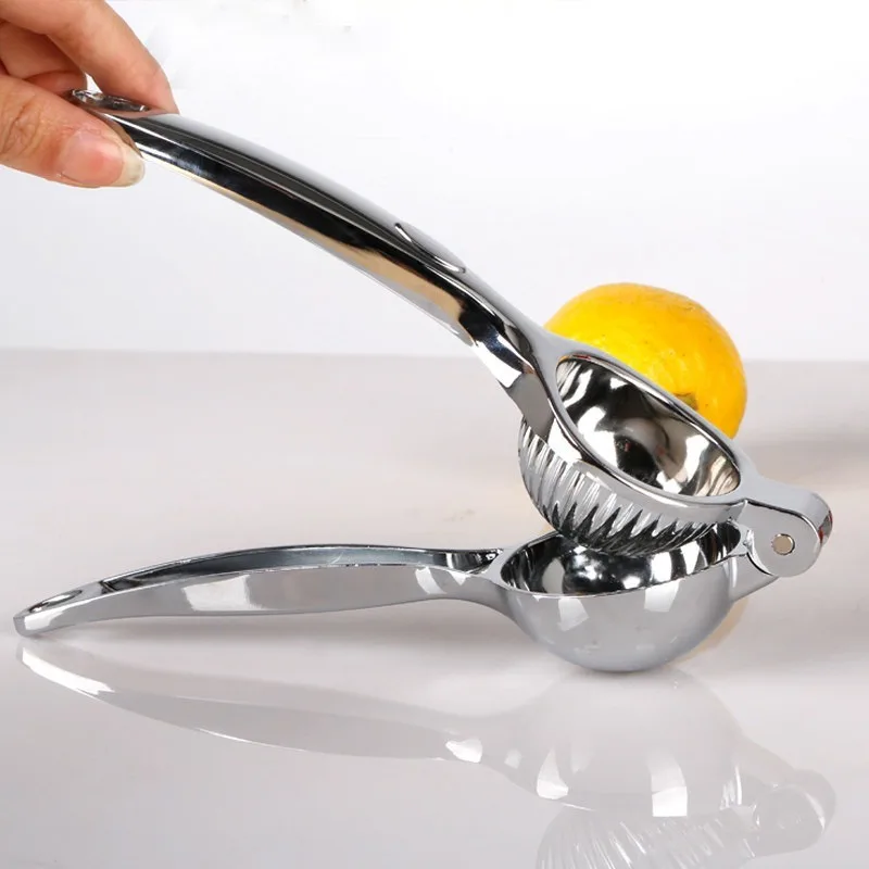 Кухонные принадлежности большой лимонный зажим фруктовый цинковый сплав ручная