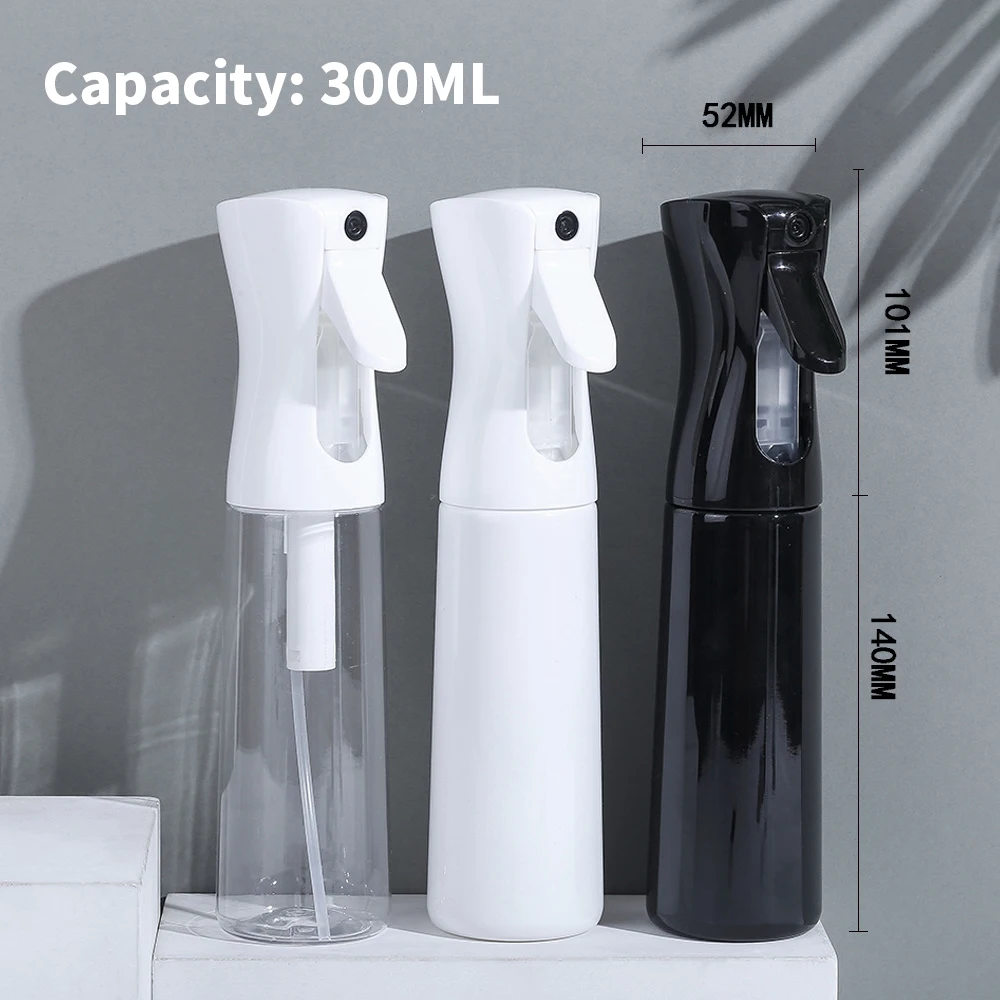 

200ml 300ml Automatic High Pressure Spray Mist Bottle Salon Barber Hair Tools Hairdressing Continuous Spray Watering Can