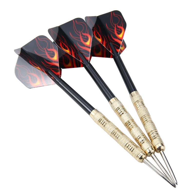 6pcs 14g Steel Tip Darts Set Professional 15.2cm Stainless With Brass Darts Shafts Party Entertainment Hobby Toy