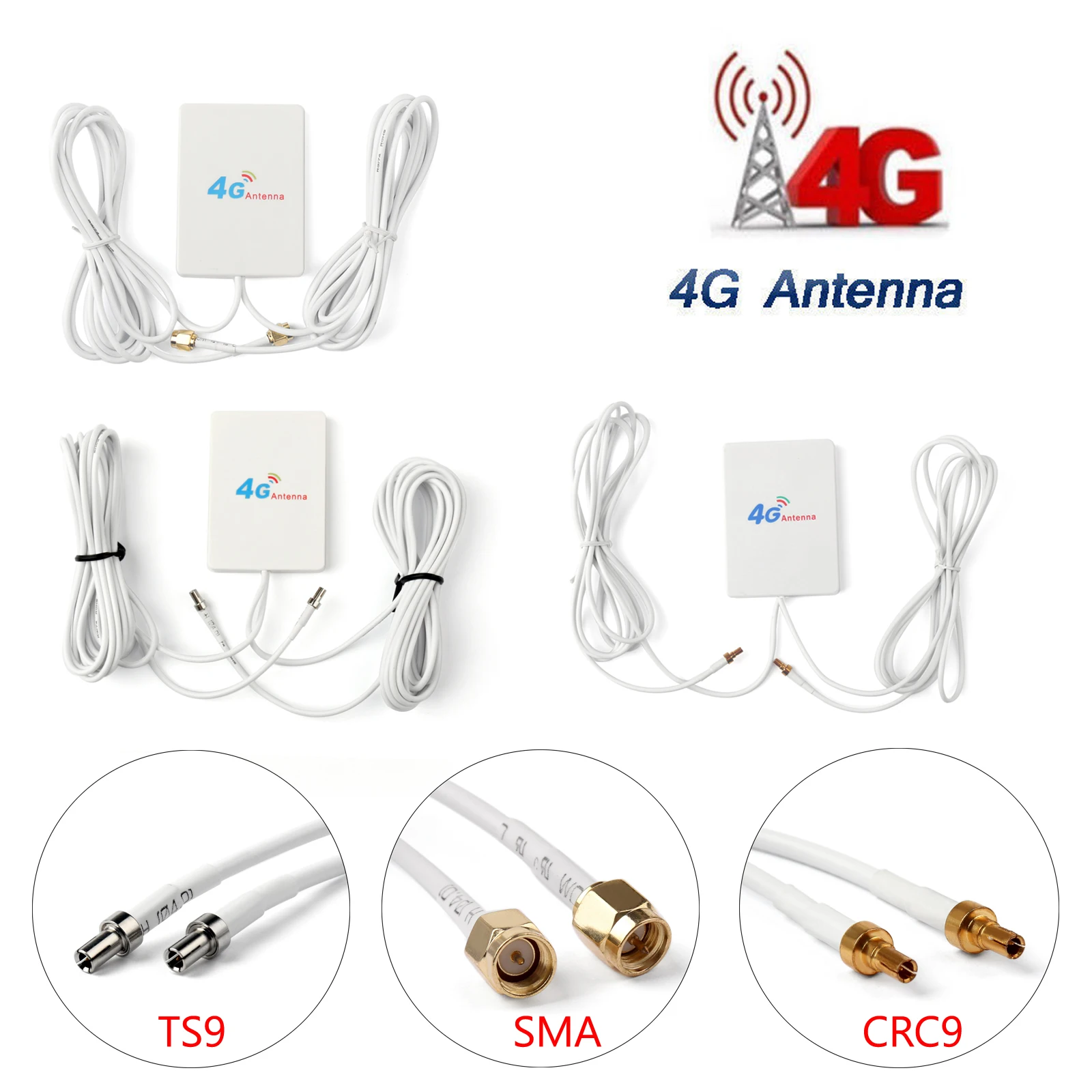 Artudatech 28dBi 4G 3g LTE 2 × разъем широкополосной антенны Усилитель сигнала для