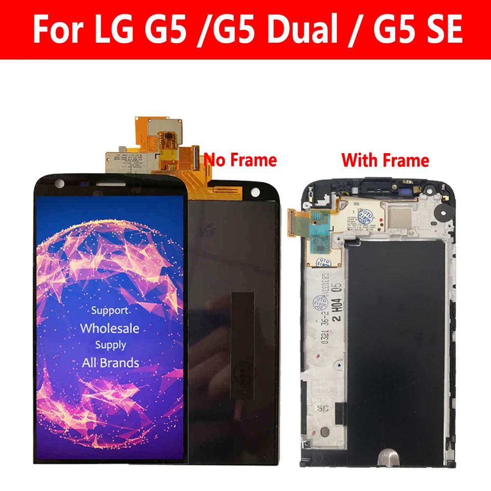 Для LG G5 H850 LCD H868 F700 VS987 дисплей с рамкой G5 Dual H860 G5 SE H840 H845 сенсорный экран дигитайзер в сборе G5 lite LCD