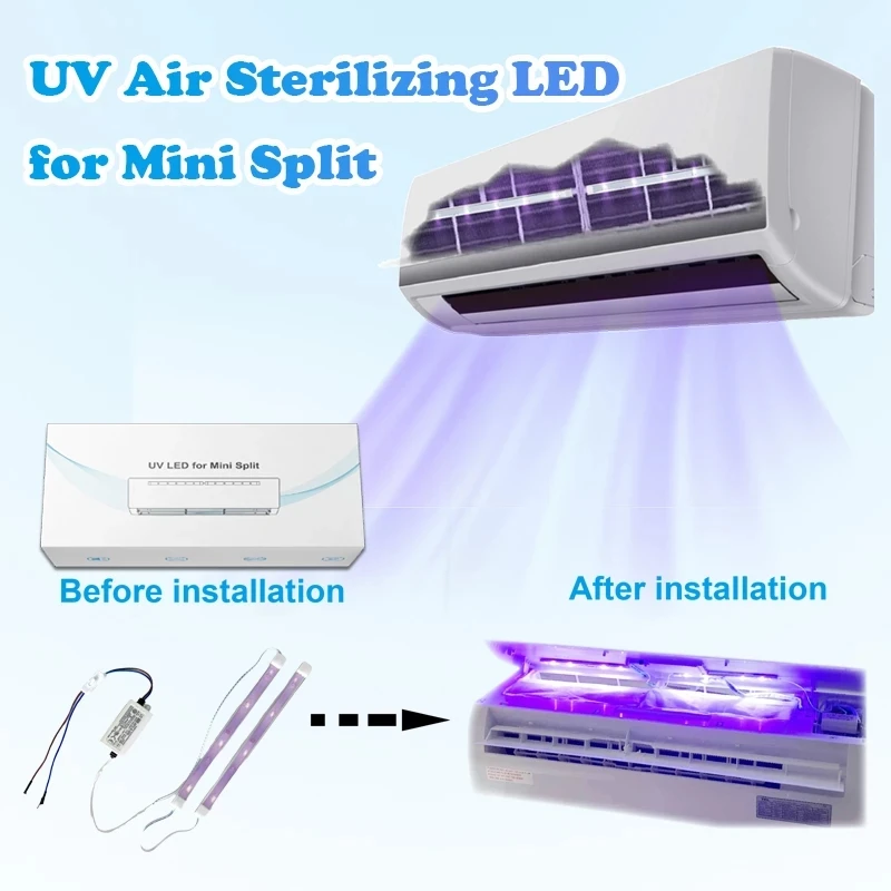 

10W UVC LED Sterilizing Night Light Germicidal UV Sterilizer Kill Bacteria For Air Conditioner Ultraviolet Disinfection Lamp
