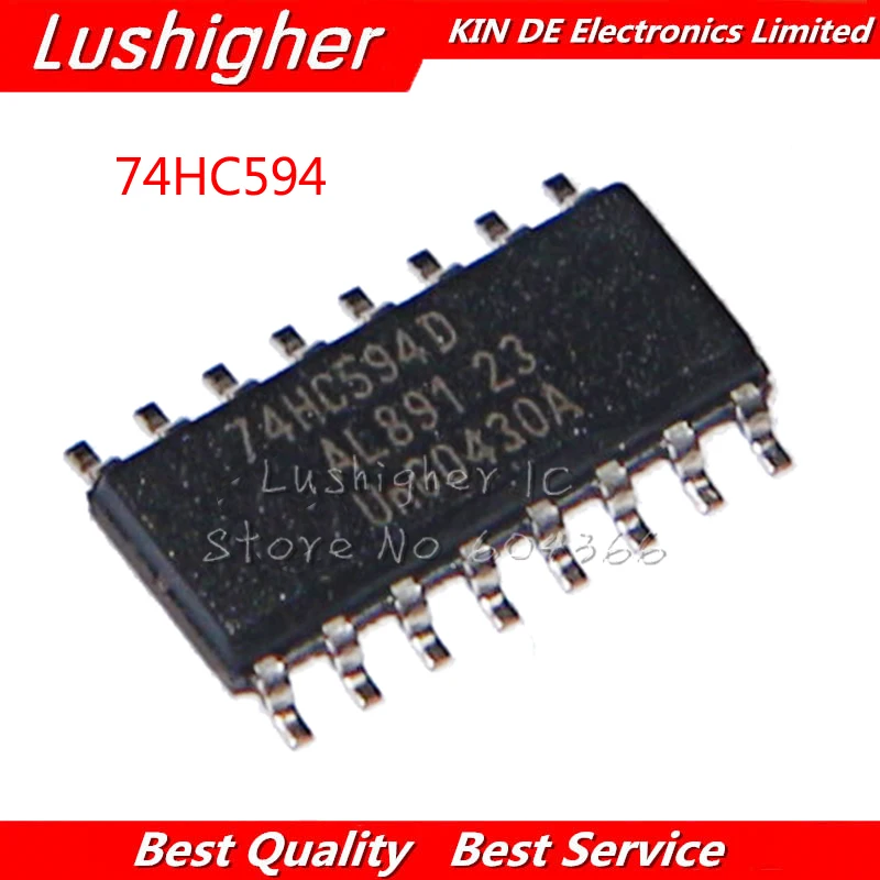 

10 шт. 74HC594 74HC594D SOP16 SMD