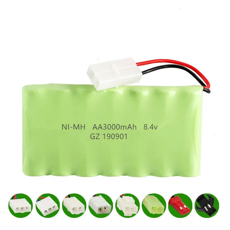 Модель M) Ni-CD 8,4 v 3000mah батарея+ USB зарядное устройство для Rc игрушки автомобиль Танк Поезд Робот Лодка пистолет AA 8,4 v перезаряжаемый аккумулятор
