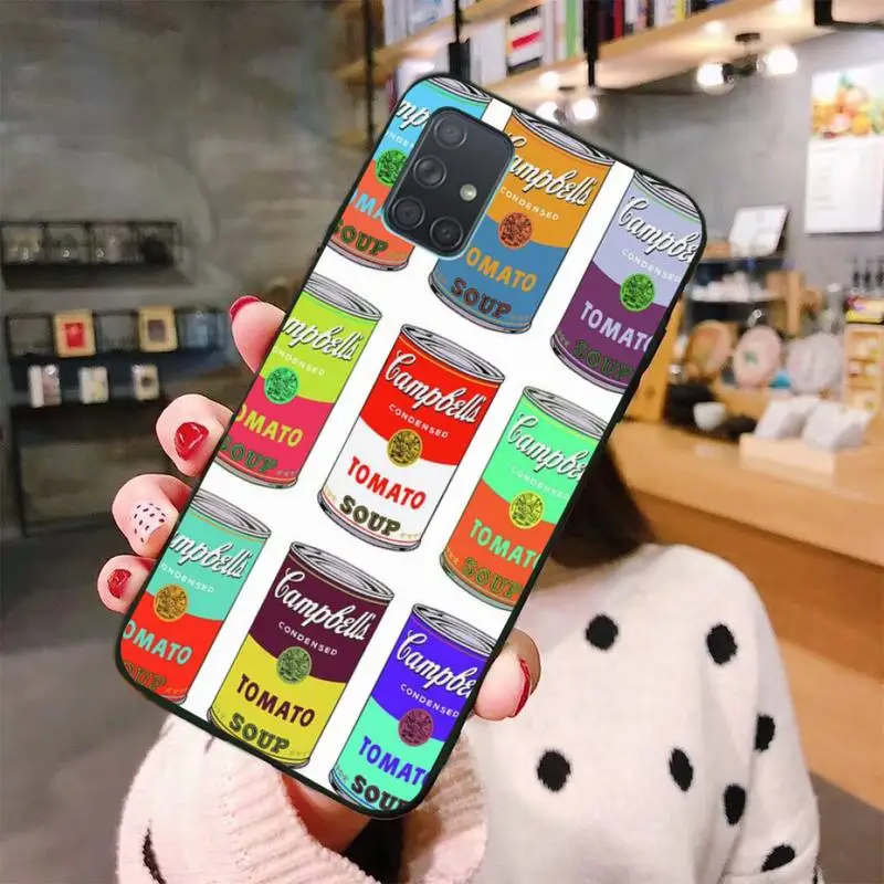 

Andy Warhol Soup Phone Case For Samsung Galaxy A21S A01 A11 A31 A81 A10 A20E A30 A40 A50 A70 A80 A71 A51