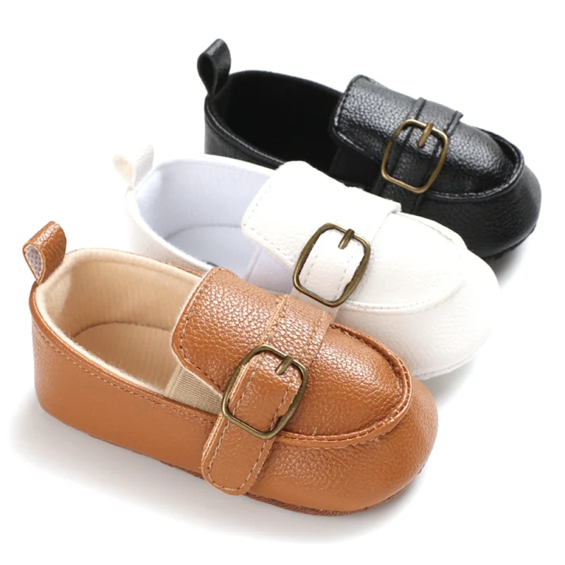 

New Baby Boys Shoes Breathable Anti-Slip Casual Baby Shoes Toddler Soft Soled PU Shoes