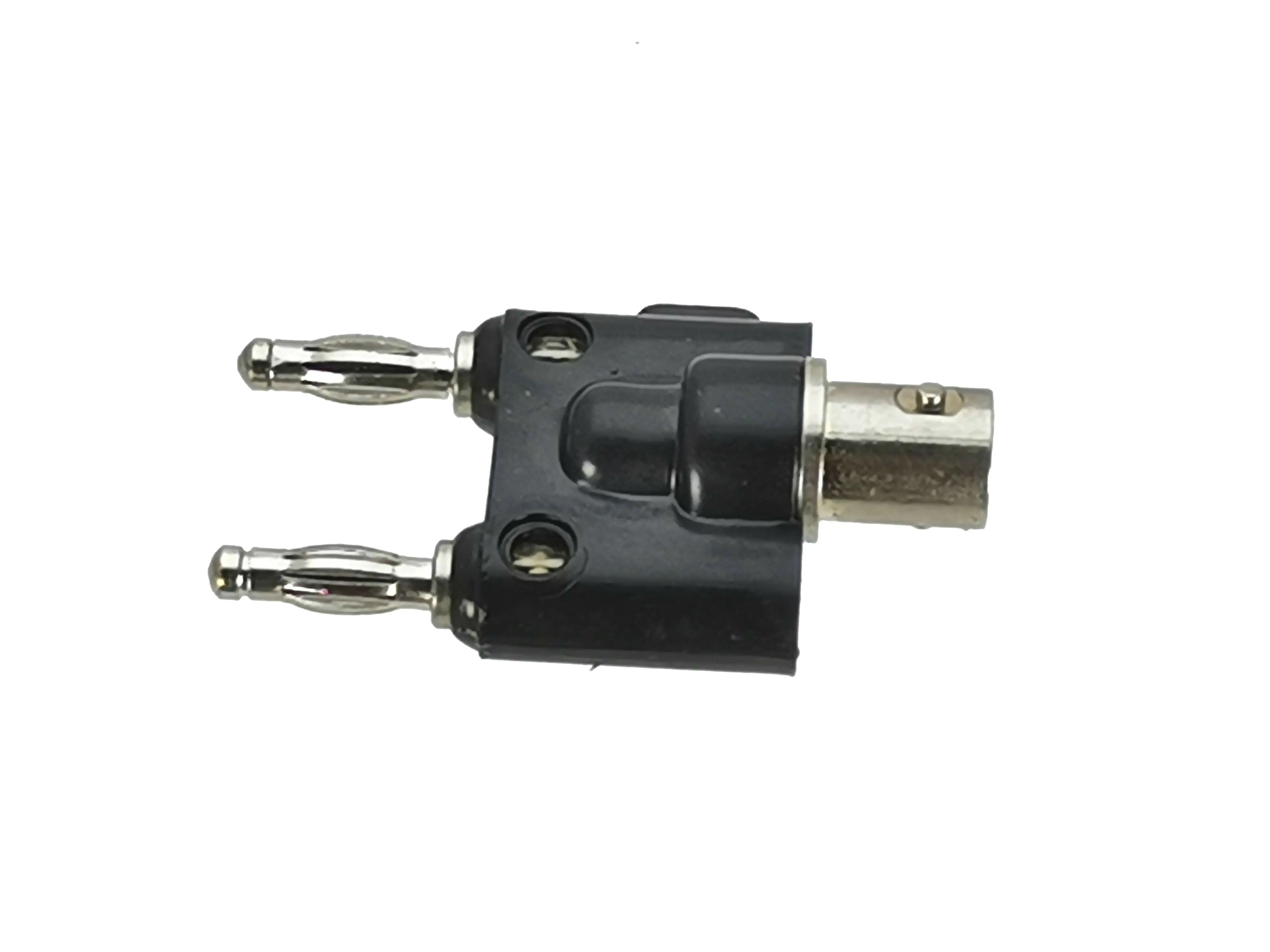 

1Pcs Adapter BNC Female jack to Dual Banana Male plug RF connector Coaxial Test converter