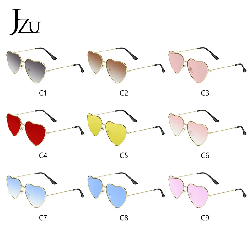 

Retro Cat Eye Heart Sunglasses Women Metal Frame Mirror UV400 Sun Glasses Female Brand Designer Retro ladies sunglasses