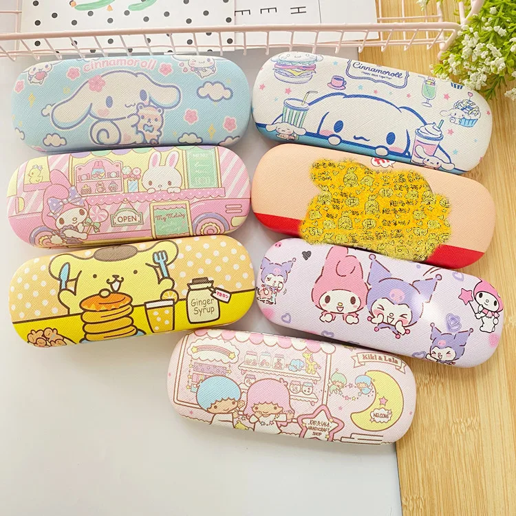 Sanrio hello kitty милый Коричный чехол мелодия Kuromi Желейный мультяшный ящик для