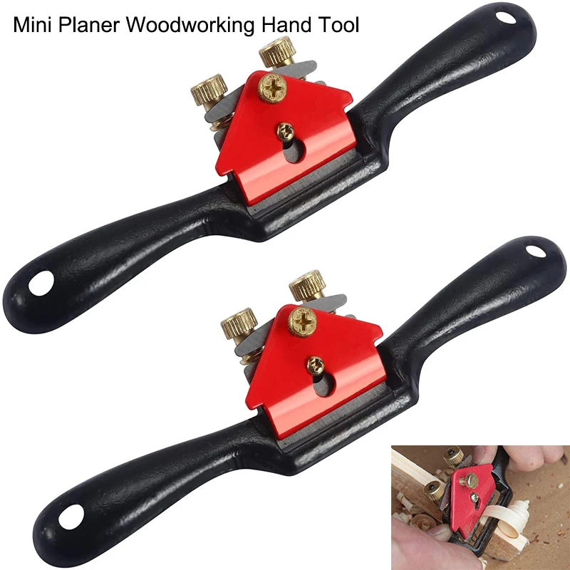 9 Inch Adjustable Spoke Plane with Flat Bottom and Metal Blade Mini Cutting Edge Chisel Trimming Woodworking Hand Tool | Инструменты