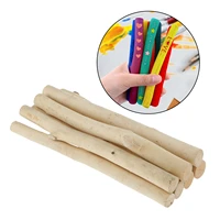7pack unfinished wooden sticks dowel rods for diy crafts natural branches for floristry wreath making and home decorations