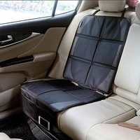 lunda luxury leather car seat protector child or baby car seat cover easy clean seat protector safety anti slip universal black