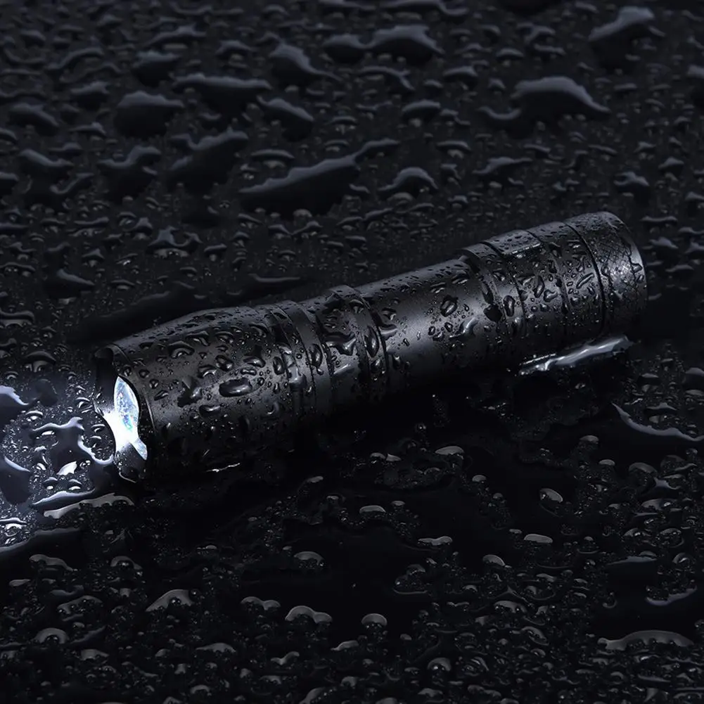Мини фонарик с зумом XPE светодиодный фонарь лампа Penlight AA/14500 3 режима наружные