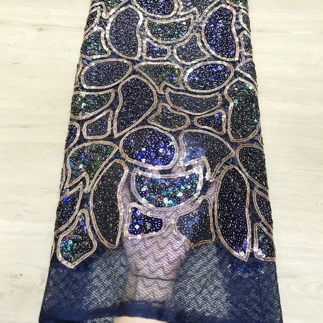 

Embroidery French Lace Latest African Lace Fabric 2019 High Quality Lace For Dress Nigerian Tulle Net Lace Fabric