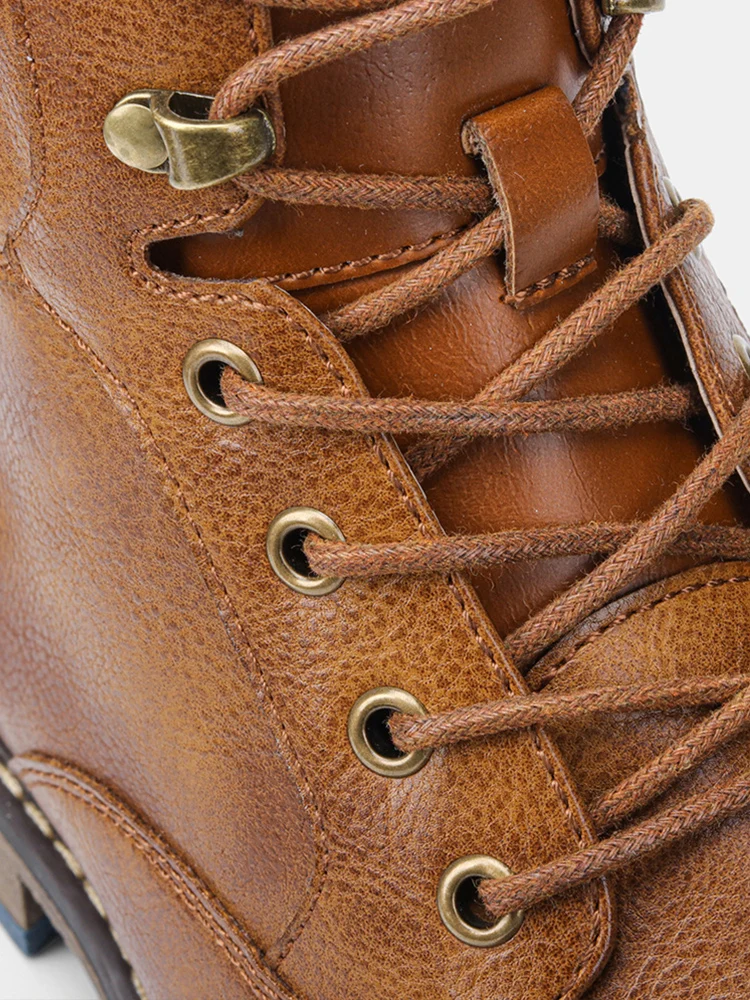 YIEGR/мужские Ботинки Martin Рабочие ботинки из натуральной кожи Мужские повседневные