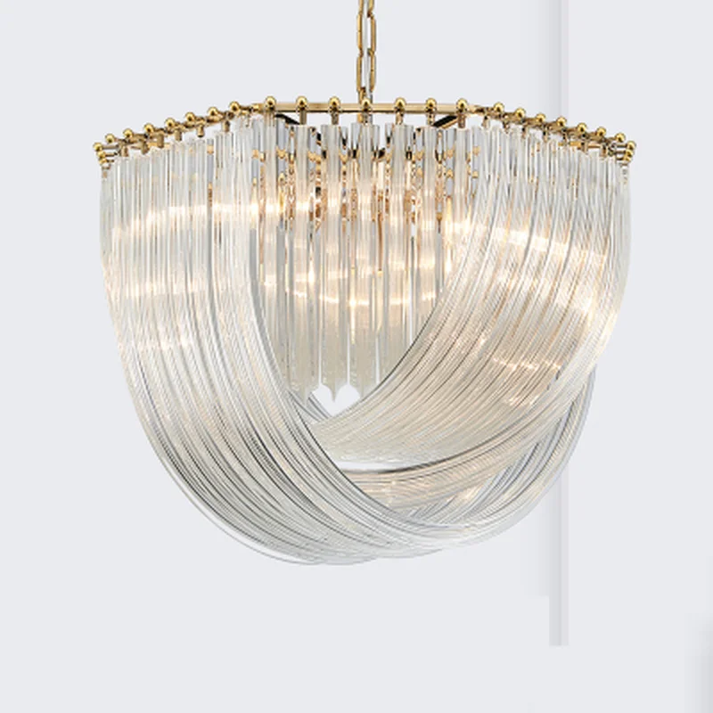 Подвесные светильники в стиле пост-модерн золотистые/Хромированные