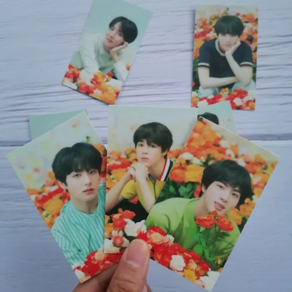 Оптовая продажа ломо-карта 7 шт. Kpop Bangtan Boys Love Yourself Постер для фотографий мальчиков