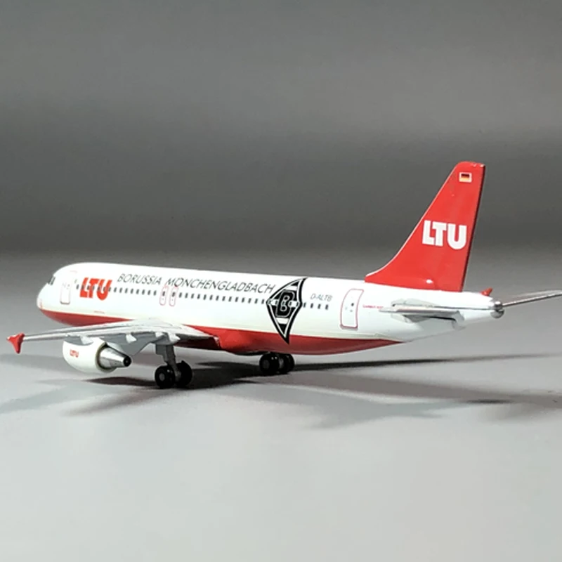 Модель самолета Германия A320 D-ALTB Borussia Monchengladbach металлический статический дисплей