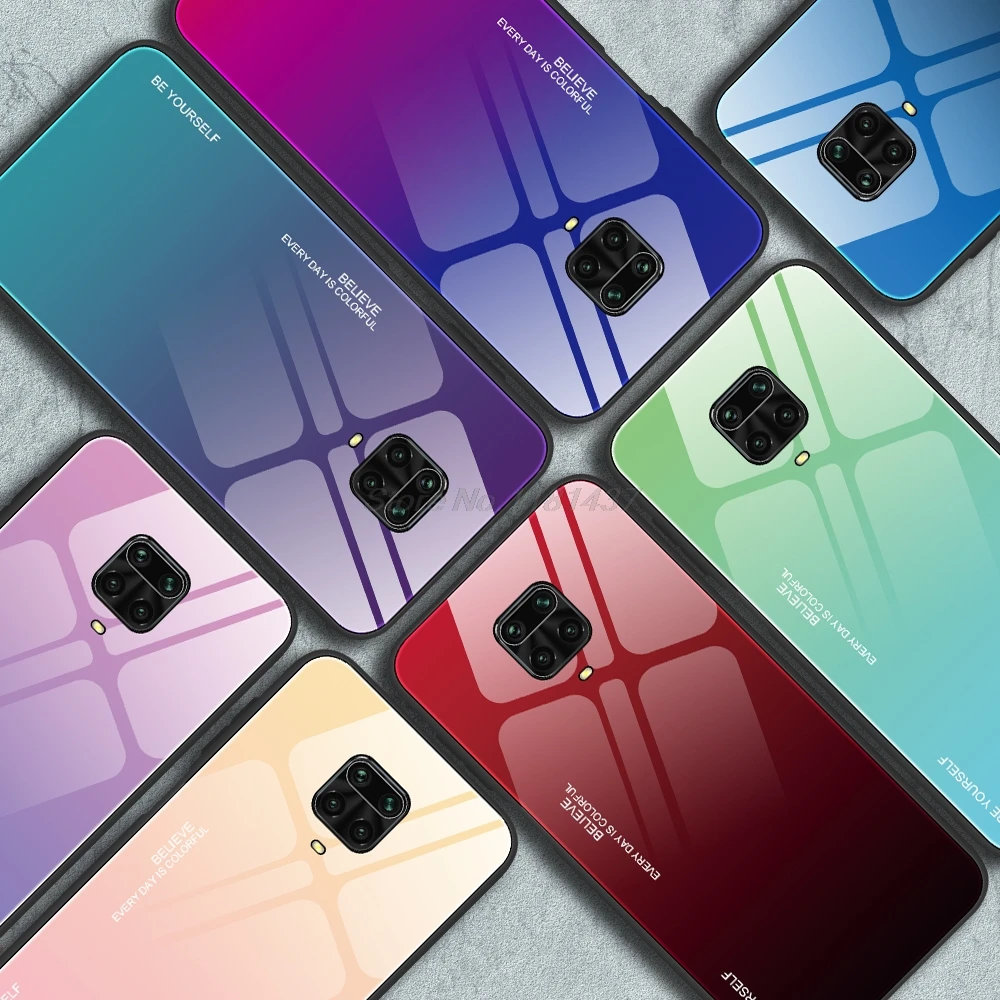 Защитный чехол стекло для Xiaomi Redmi Note 9 Pro 9S Max 8 8T 9A закаленное покрытие 7 8A 7A