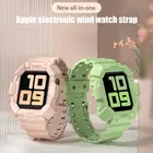 Ремешок для Apple Watch 6 5 4 3 2 1 42 мм 38 мм 40 мм 44 мм, прозрачный цельный браслет из ТПУ, браслет для IWatch Series, аксессуары