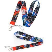 lx805 anime rap battle lanyard phone rope for keys hang rope usb id ic bank card badge holder keychain neck straps teens gifts