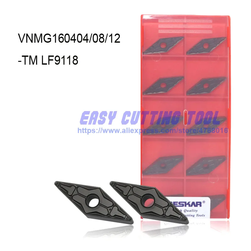 Твердосплавная вставка для токарного станка MVJNR/MVUNR Deskar VNMG1604 модель LF9118 * 10 шт.