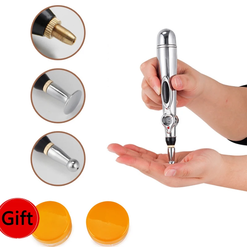 Электрическая акупунктурная Массажная ручка облегчение боли лазерная терапия