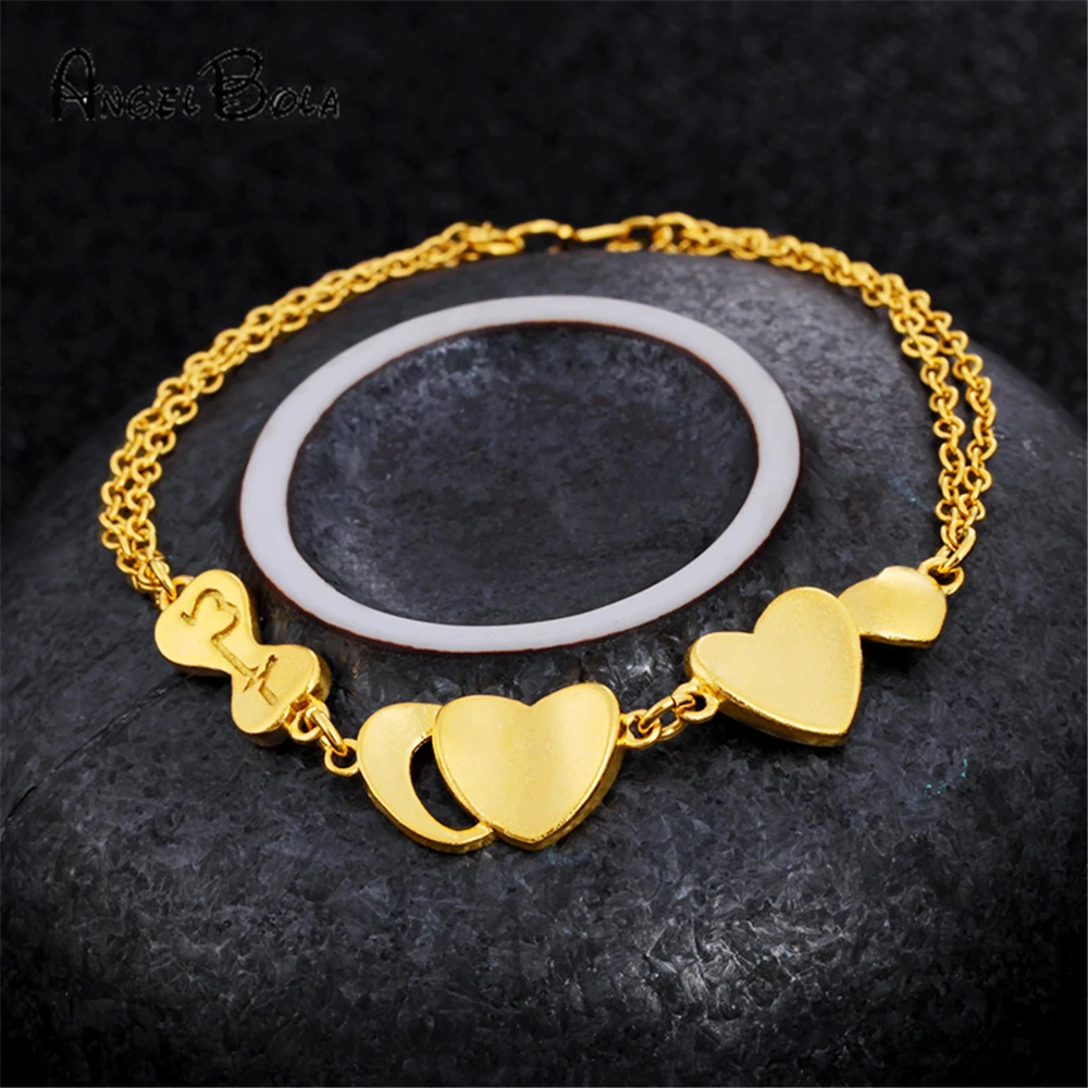 Новый покрытыем цвета чистого 24 каратного золота любовь передачи из бисера