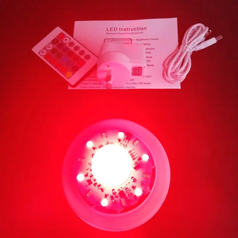 Skybesstech прожекторы высокой яркости основание D120 мм 5 В 1 А 16 цветов источник света RGB