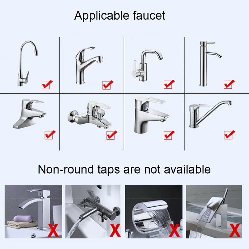 New360 градусов вращающийся кухонный кран аэратор распылительная головка