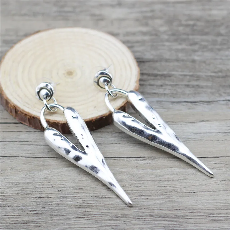 Anslow модные ювелирные изделия Новые старинные посеребренные женские серьги