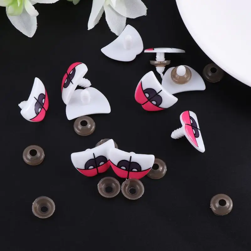 

10pcs Cute Cartoon Safety Doll Eyes For Toy Bear Dolls Puppet Stuffed Animal Crafts Children DIY With Washers