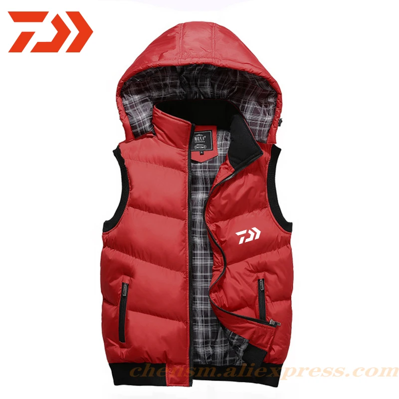 Мужская куртка без рукавов DAIWA Fising новая уличная спортивная утепленная хлопковая
