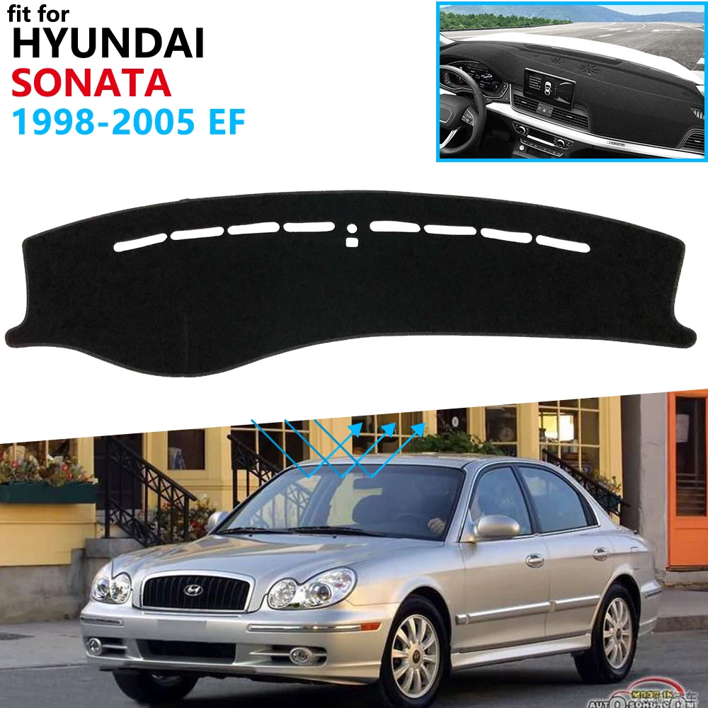 Защитная накладка на приборную панель для Hyundai Sonata EF 1998 ~ 2005 автомобильные