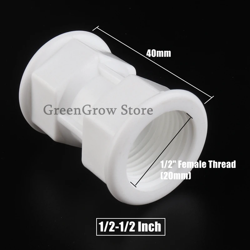 

Соединители для садового водопровода NuoNuoWell, пластиковые, 1/2"-1", 2 шт.