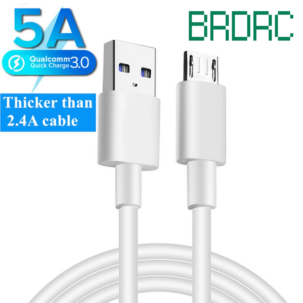 

Original Micro USB Cable Fast Charging For Redmi 7 7A Note 5 Mobile Phone Microusb USB Cable For Samsung S6 S7 Micro USB Cable