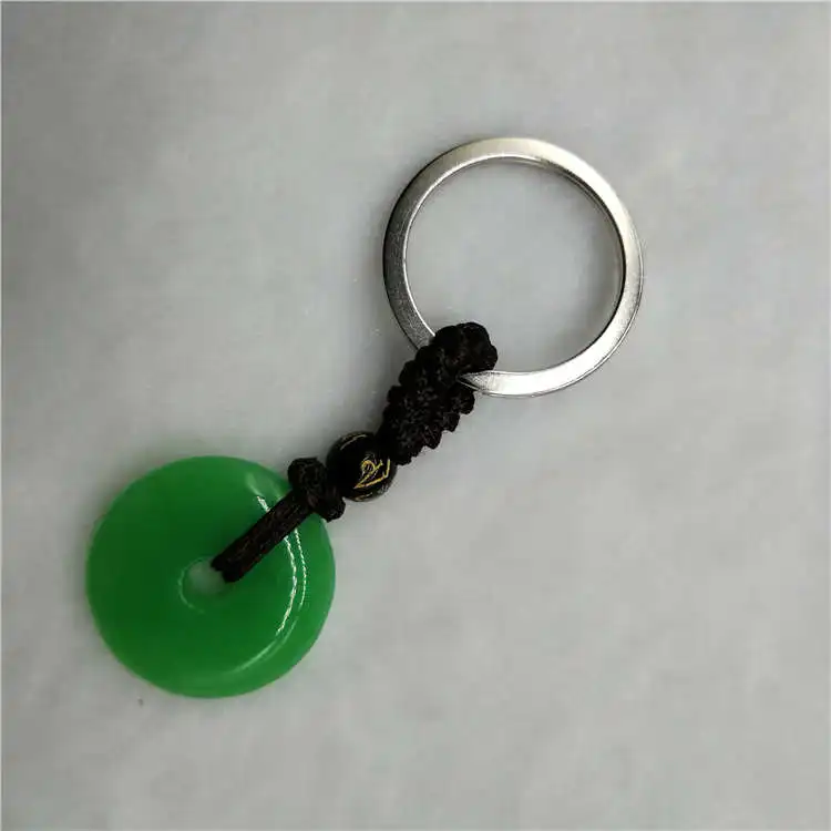 Безопасная Пряжка из натурального зеленого агата натуральный амулет ювелирные