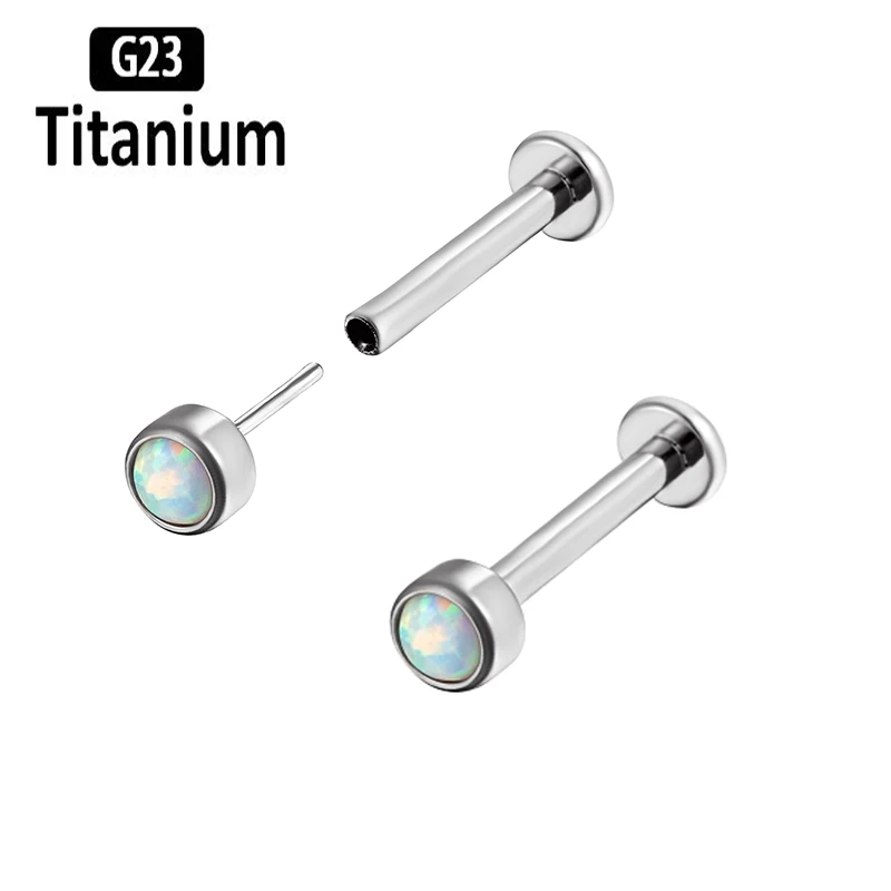 Серьги-гвоздики из титана G23 Для Пирсинга Ушей ювелирные украшения для пирсинга с