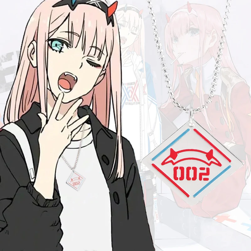 Аниме DARLING в FRANXX 02 ноль два ожерелье товара 002 Красный Дьявол с подвеской форме