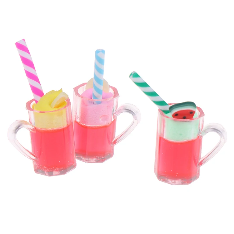 

1pc Ice Cream Cups Set Model Pretend Play Mini Food Doll Accessories Fit Play House Toy