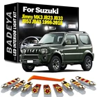 BADEYA 6 шт. осветительный комплект для Suzuki Jimny MK3 JB23 JB33 JB53 JB43 1998-2018 лампа для чтения номерного знака