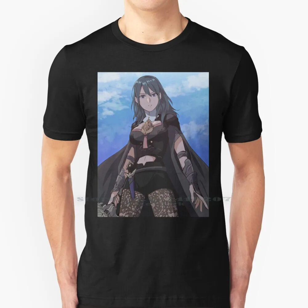 

Футболка Byleth, 100% чистый хлопок, пожарная эмблема, пожарная эмблема, видеоигры Byleth, аниме