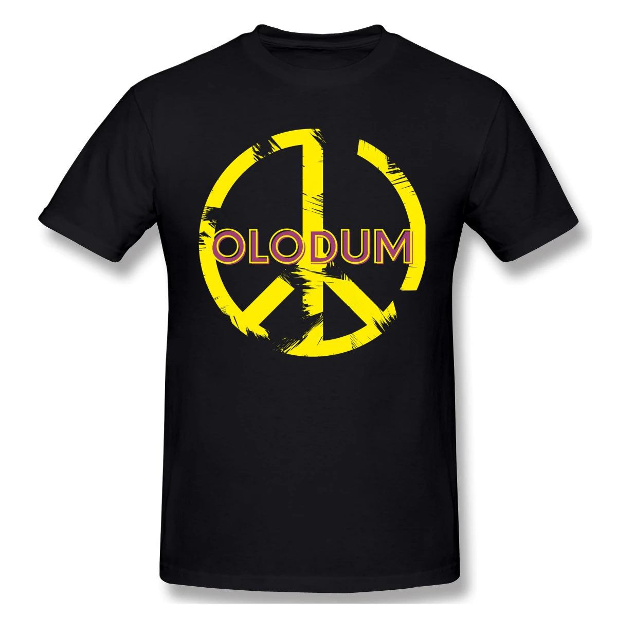 Футболка мужская с символикой мира для тех кто желает между людьми Классическая