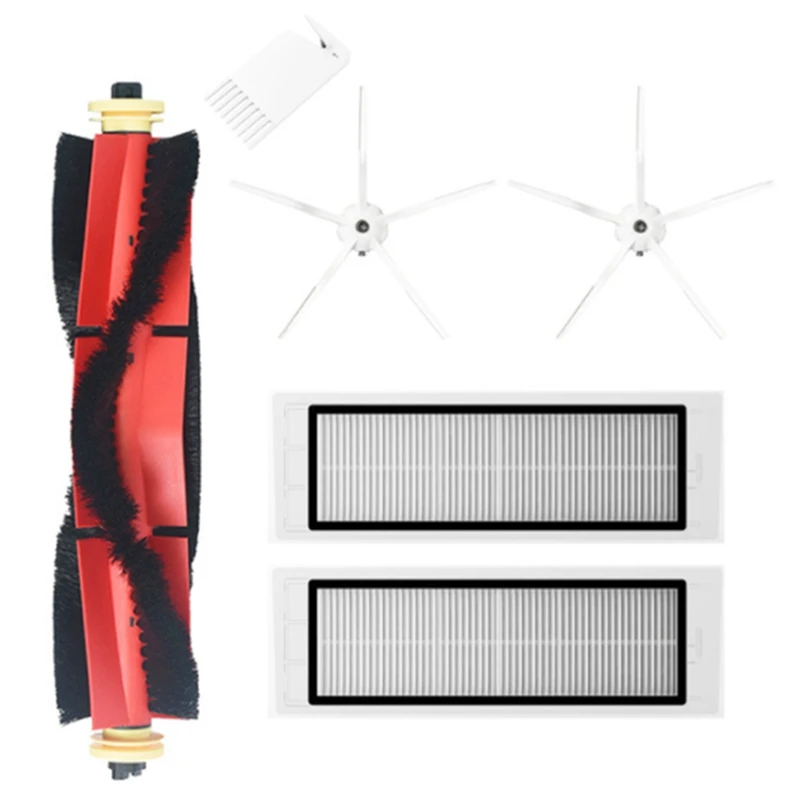

HOT！-Five Arms Side Brush Filter Kits for Xiaomi Roborock S5 MAX S6 S60 S65 S5 S50 E35 Vacuum Cleaner Accessories Spare Parts