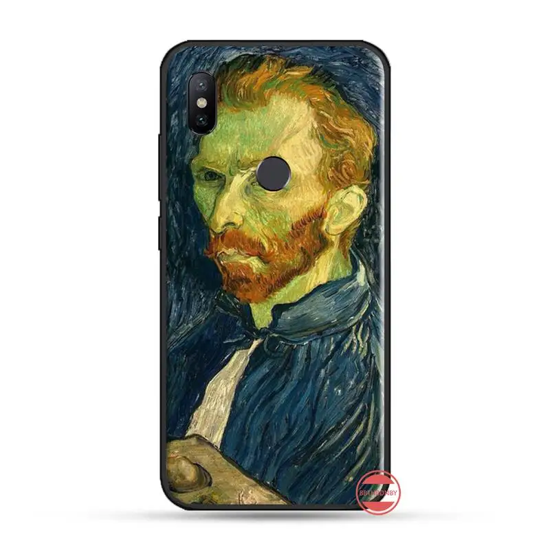 Милый чехол для телефона в стиле ретро Ван Гога с подсолнухами Xiaomi Redmi 4x5 plus 6A 7 7A 8