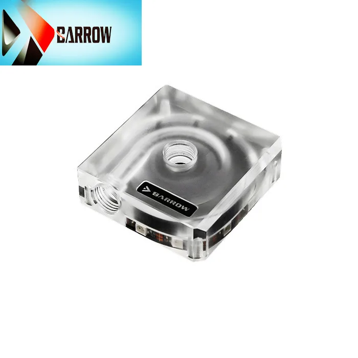 

Water-cooled modified acrylic DDC water pump cover LRC version 2.0 with light, support for connecting motherboard YBGSR V2