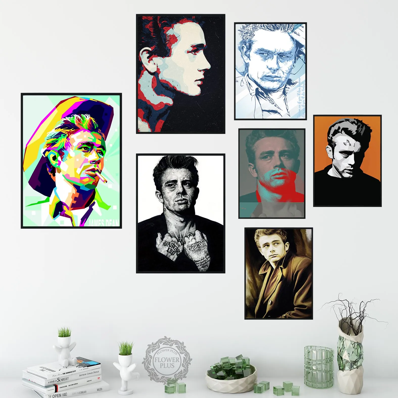 

James Dean Movie Actor Art Poster Canvas Painting Wall Picture Home Decor Posters and Prints